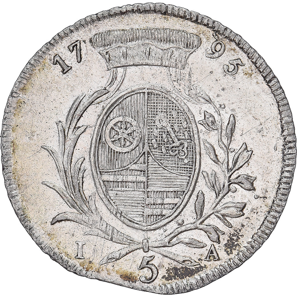 Moneta, Landy niemieckie, MAINZ, Friedrich Karl Josef, 5 Kreuzer, 1795