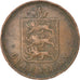 Coin, Guernsey, 4 Doubles, 1830, VF(20-25), Copper, KM:2