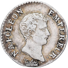 Munten, Frankrijk, Napoléon I, 1/4 Franc, 1806, Limoges, Very rare, ZF, Zilver