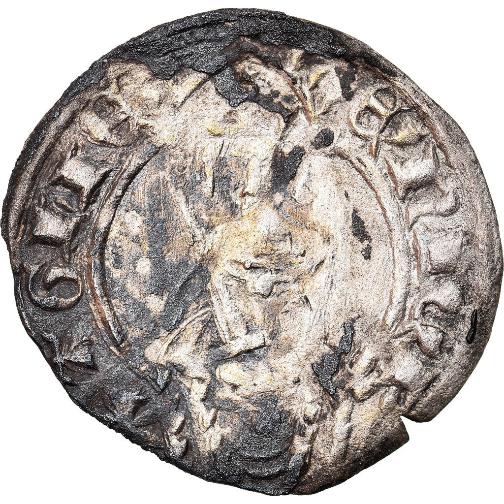 Moneta, Francja, Aquitaine, Henry IV-VI, Hardi, Bordeaux, VF(20-25), Srebro