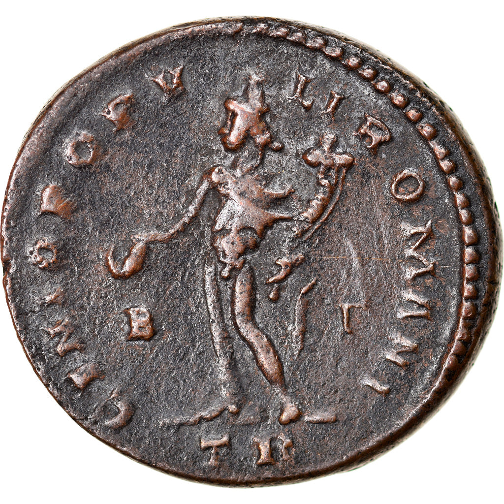Coin, Constantius I, Follis, 296-297, Trier, EF(40-45), Copper, RIC:213a