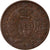 Moeda, San Marino, 10 Centesimi, 1935, Rome, AU(55-58), Bronze, KM:13