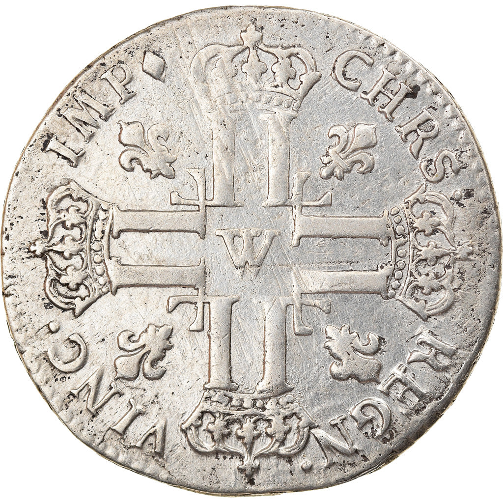 Moeda, França, Louis XV, Petit Louis d'argent (3 livres), 1/3 Ecu, 1720, Lille