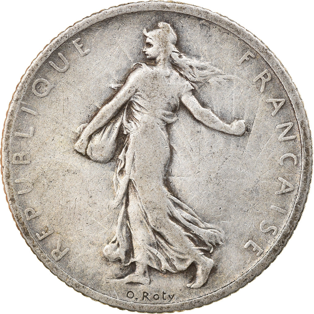 Munten, Frankrijk, Semeuse, Franc, 1906, Paris, FR, Zilver, KM:844.1