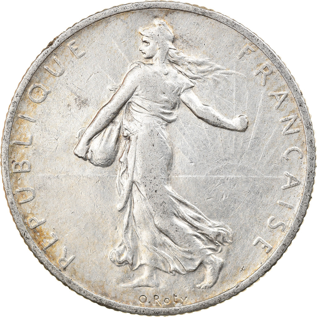 Moneta, Francja, Semeuse, 2 Francs, 1904, Paris, EF(40-45), Srebro, KM:845.1