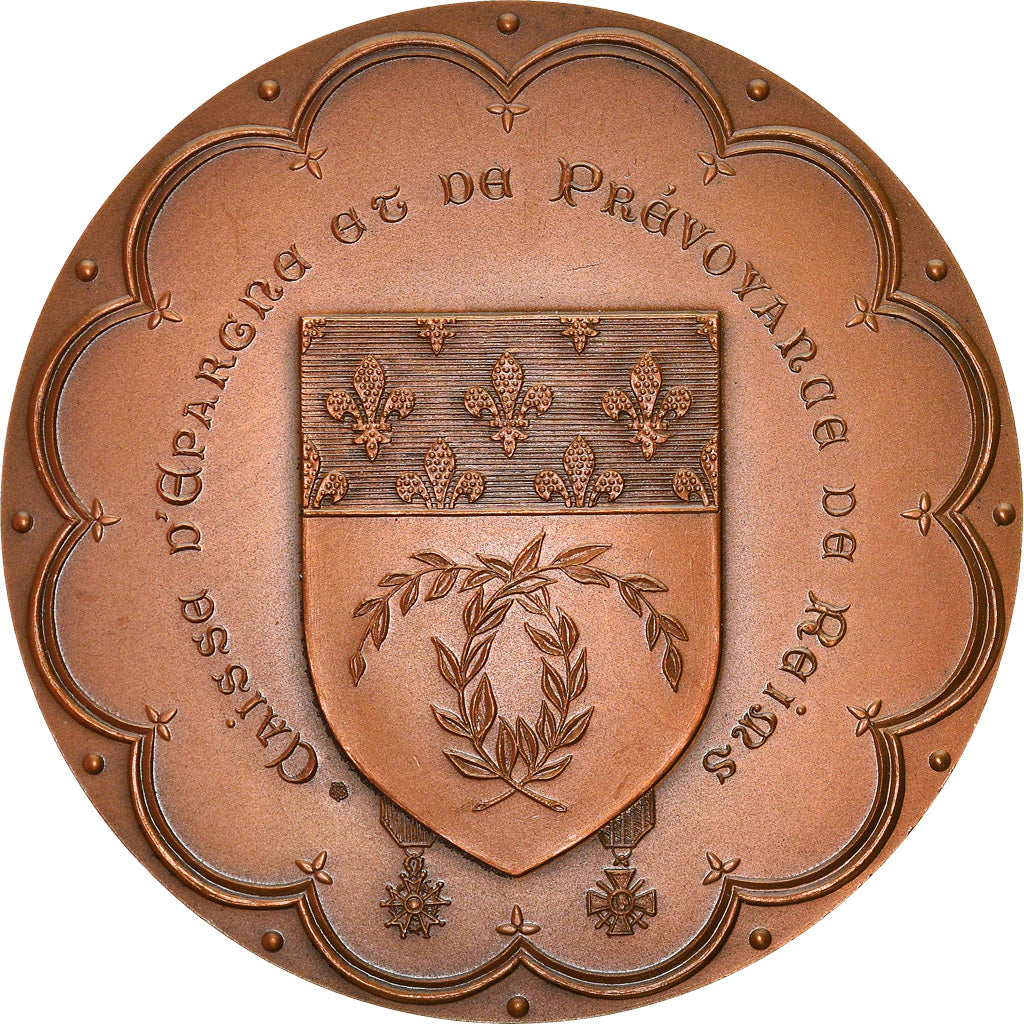 France, Médaille, Banque, Caisse d'Epargne et de Prévoyance de Reims, 1973