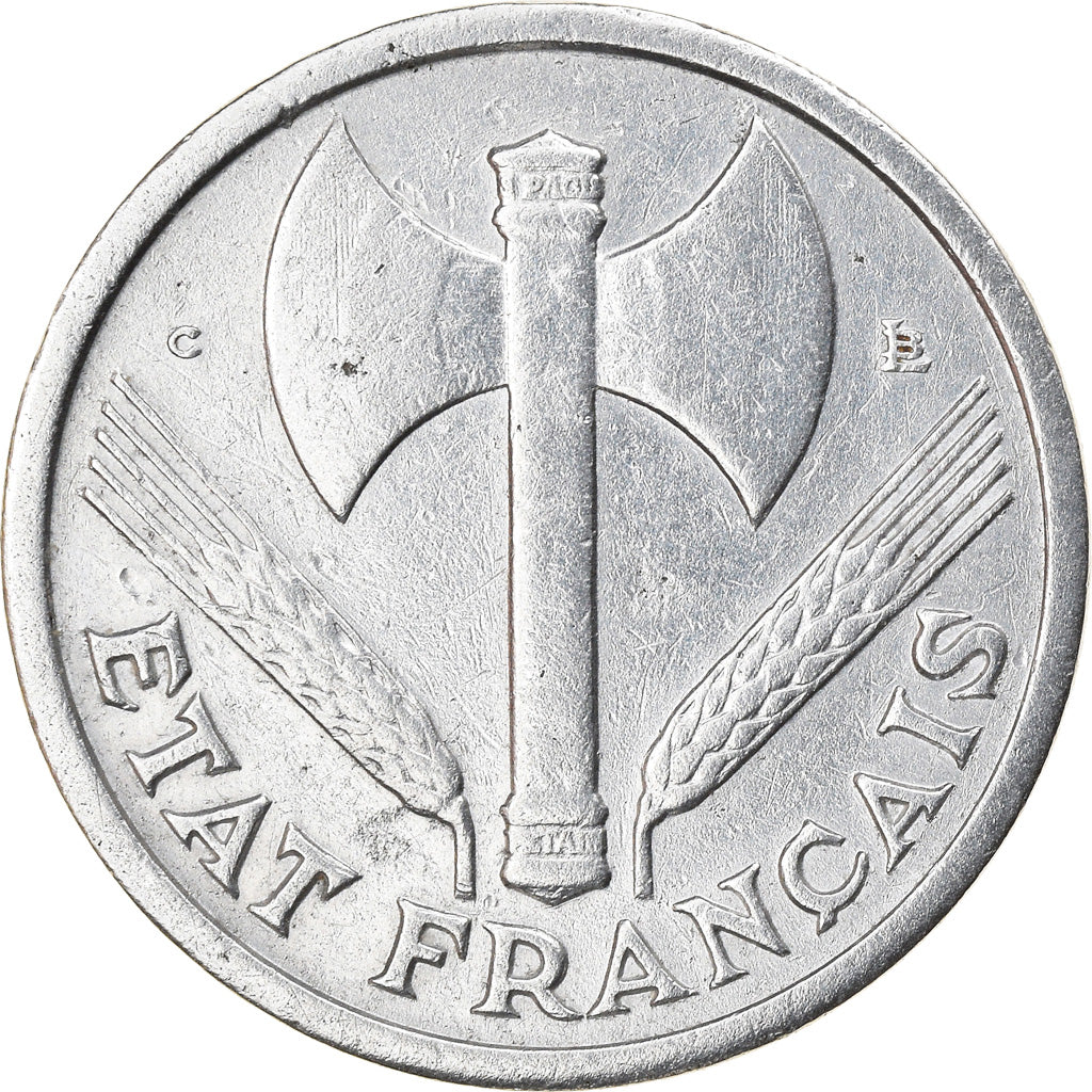 Münze, Frankreich, Bazor, Franc, 1944, Castelsarrasin, Petit C, S, Aluminium