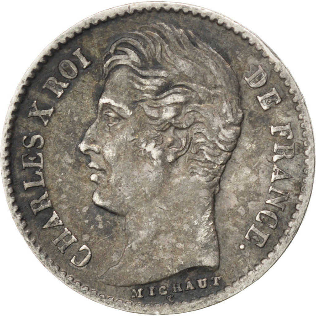 Monnaie, France, Charles X, 1/4 Franc, 1829, Lille, TTB+, Argent, KM:722.12