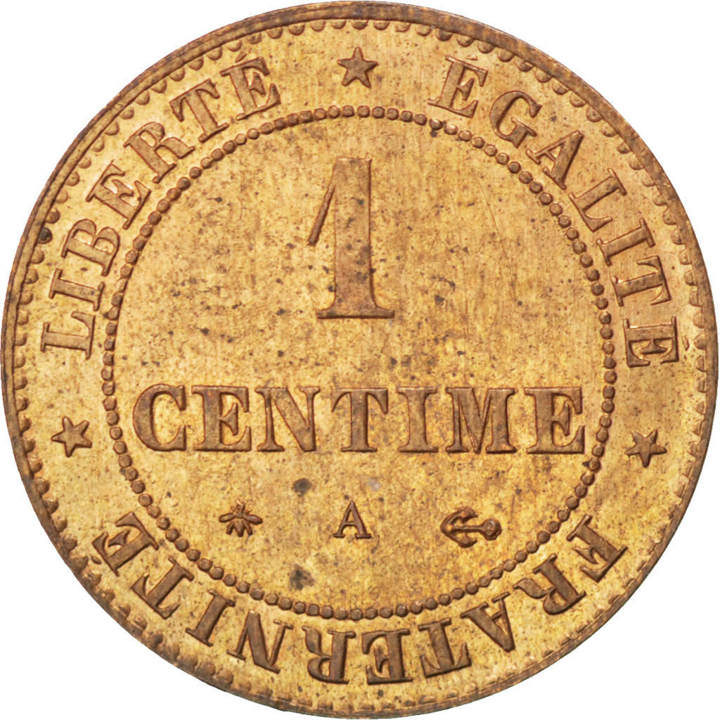 Münze, Frankreich, Cérès, Centime, 1878, Paris, UNZ, Bronze, KM:826.1