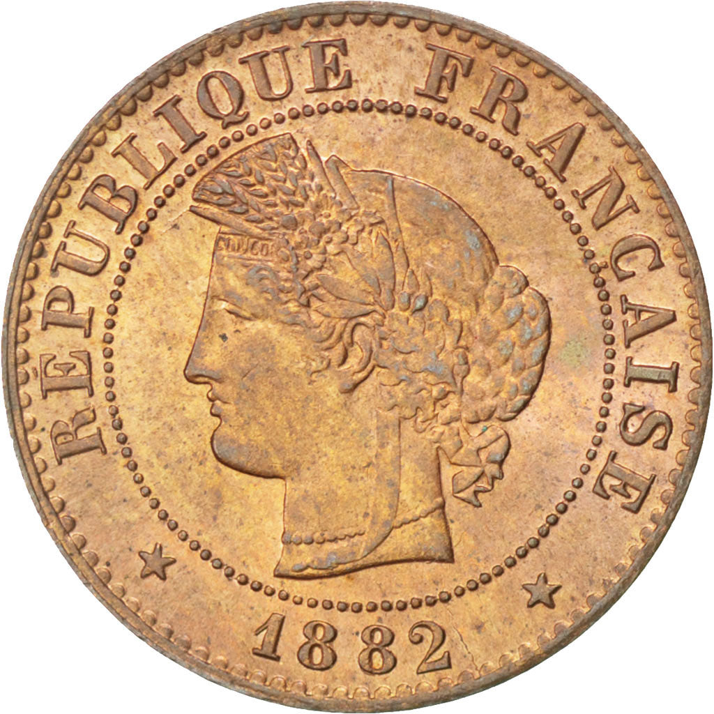 Münze, Frankreich, Cérès, Centime, 1882, Paris, UNZ, Bronze, KM:826.1