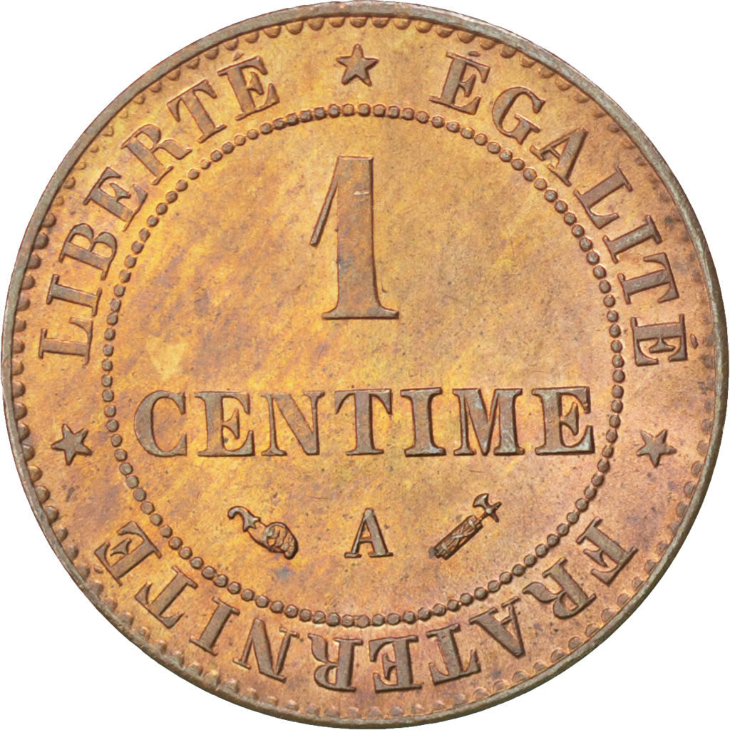 Münze, Frankreich, Cérès, Centime, 1882, Paris, UNZ, Bronze, KM:826.1