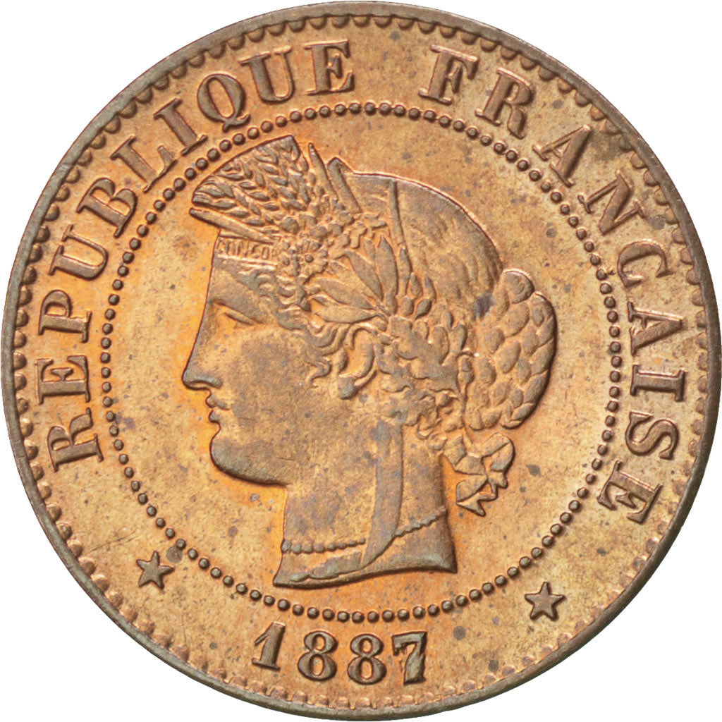 Münze, Frankreich, Cérès, Centime, 1887, Paris, UNZ, Bronze, KM:826.1