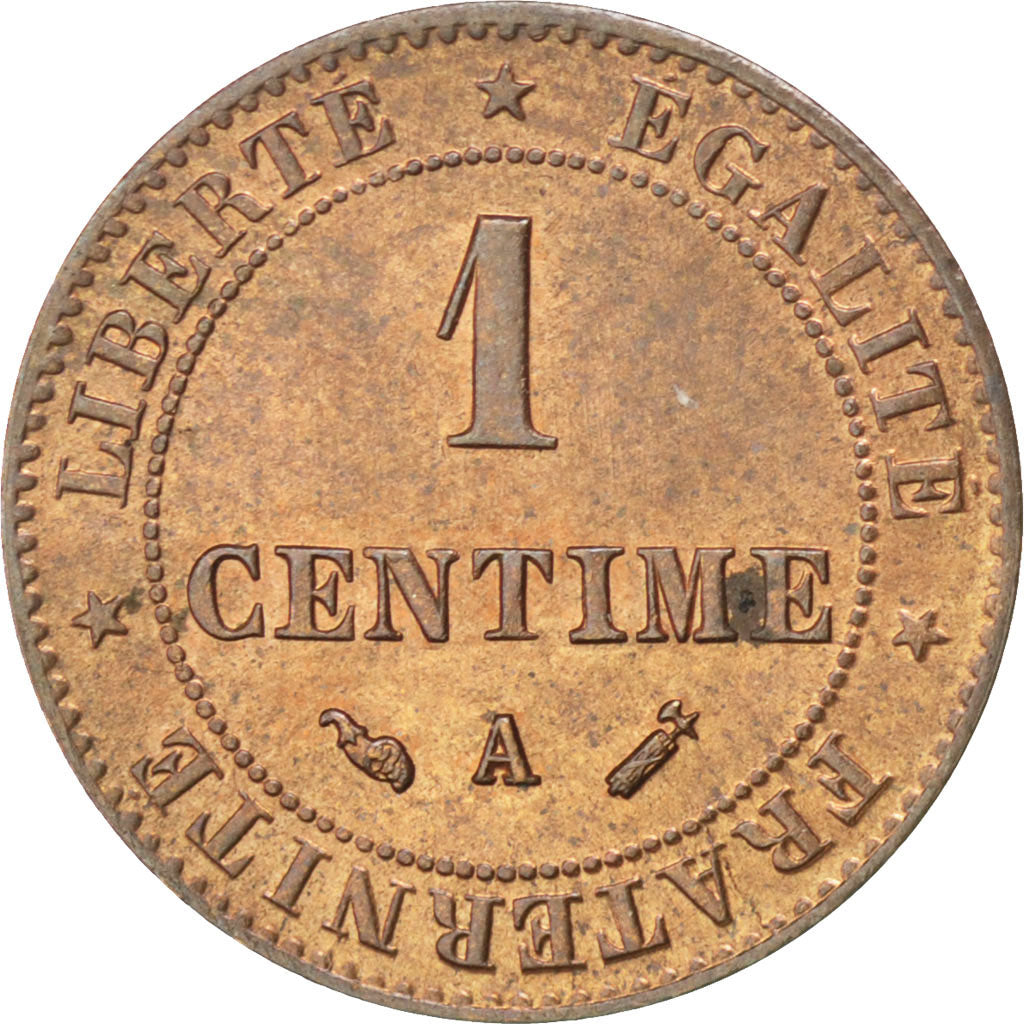 Münze, Frankreich, Cérès, Centime, 1887, Paris, UNZ, Bronze, KM:826.1