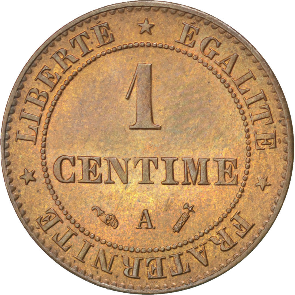 Münze, Frankreich, Cérès, Centime, 1891, Paris, UNZ, Bronze, KM:826.1