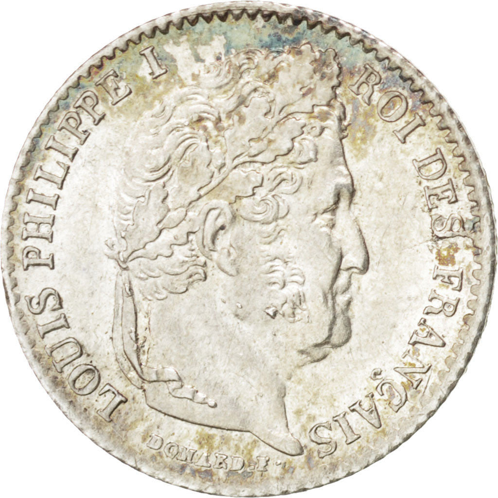 Moneta, Francja, Louis-Philippe, 1/4 Franc, 1833, Paris, MS(60-62), Srebro