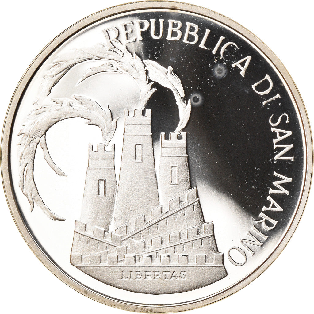 Moneta, San Marino, 500 Lire, 1984, Roma, Proof, MS(65-70), Srebro, KM:168