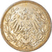 Moneta, GERMANIA - IMPERO, 1/2 Mark, 1914, Berlin, SPL-, Argento, KM:17