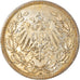 Moneta, GERMANIA - IMPERO, 1/2 Mark, 1914, Berlin, SPL-, Argento, KM:17