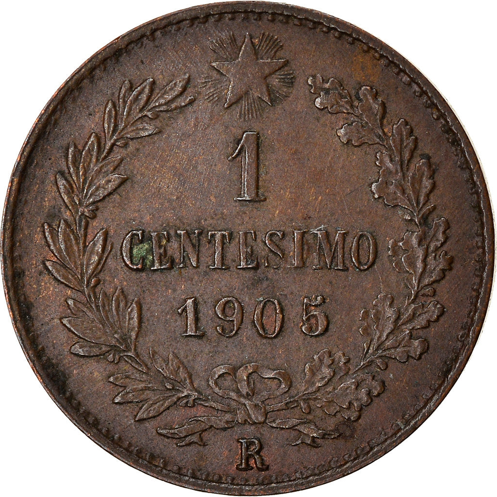 Münze, Italien, Vittorio Emanuele III, Centesimo, 1905, Rome, VZ, Bronze, KM:35