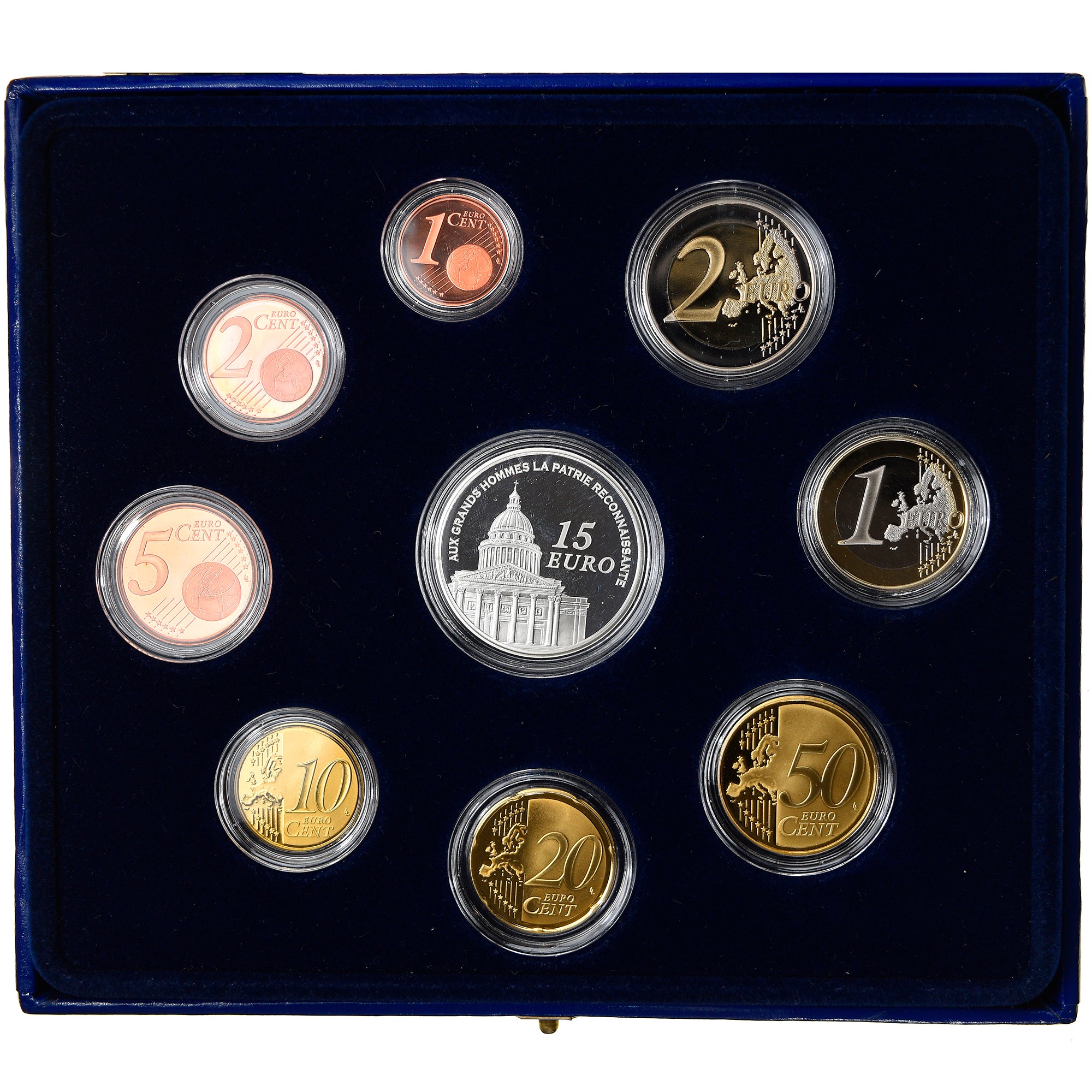 France, Monnaie de Paris, Coffret Belle Epreuve, 2007, FDC