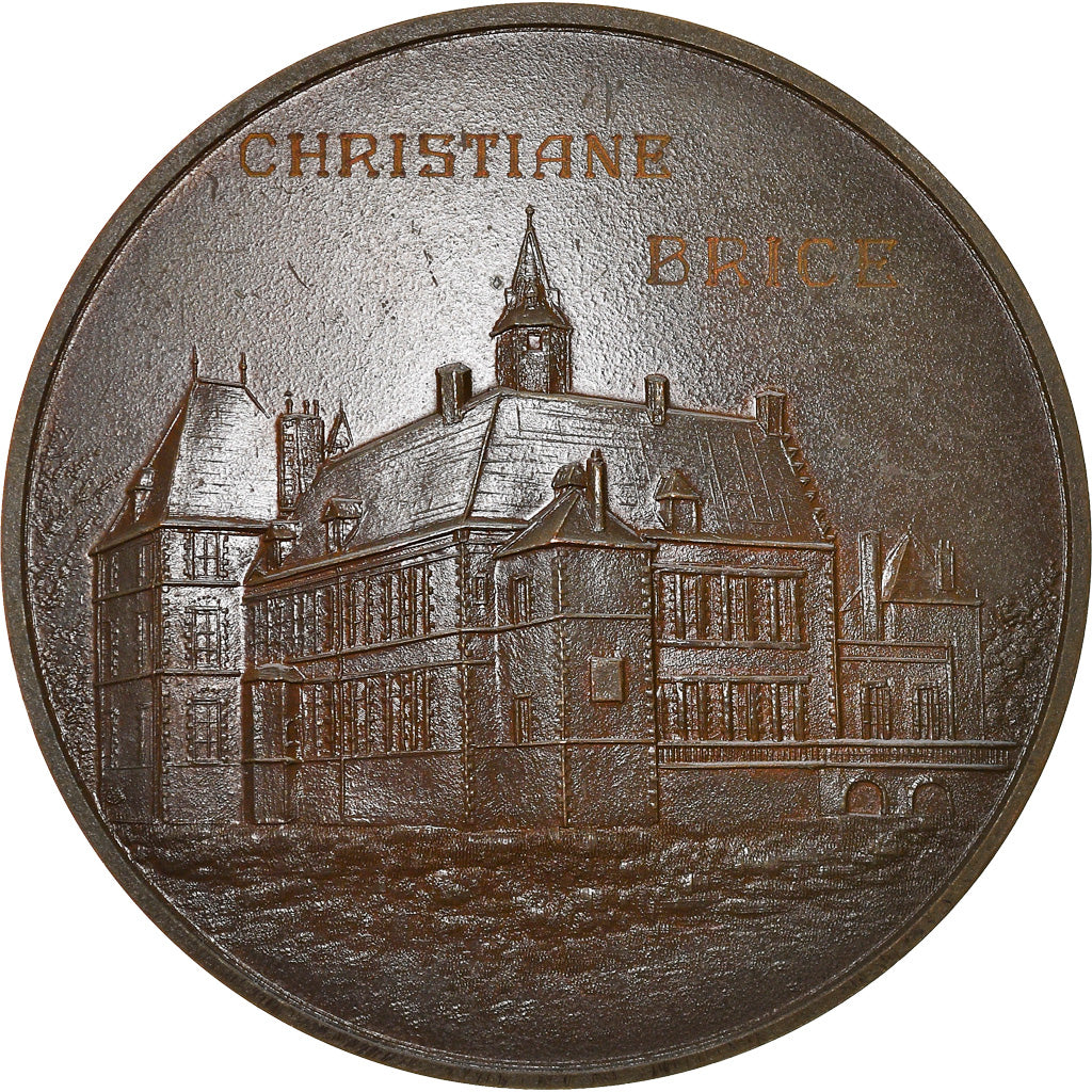 France, Médaille, Ville de Haubourdin, Geography, 1987, SUP, Bronze