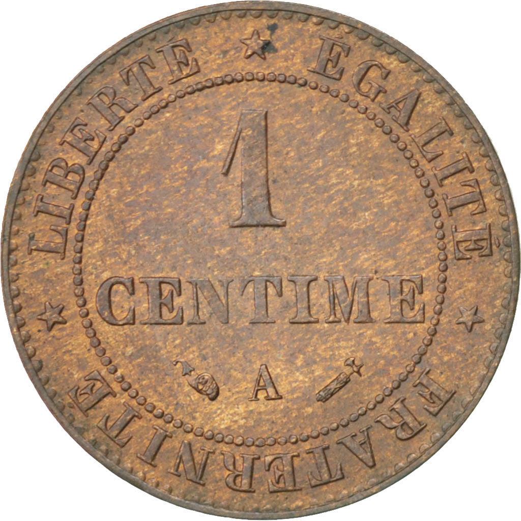 Münze, Frankreich, Cérès, Centime, 1882, Paris, VZ, Bronze, KM:826.1