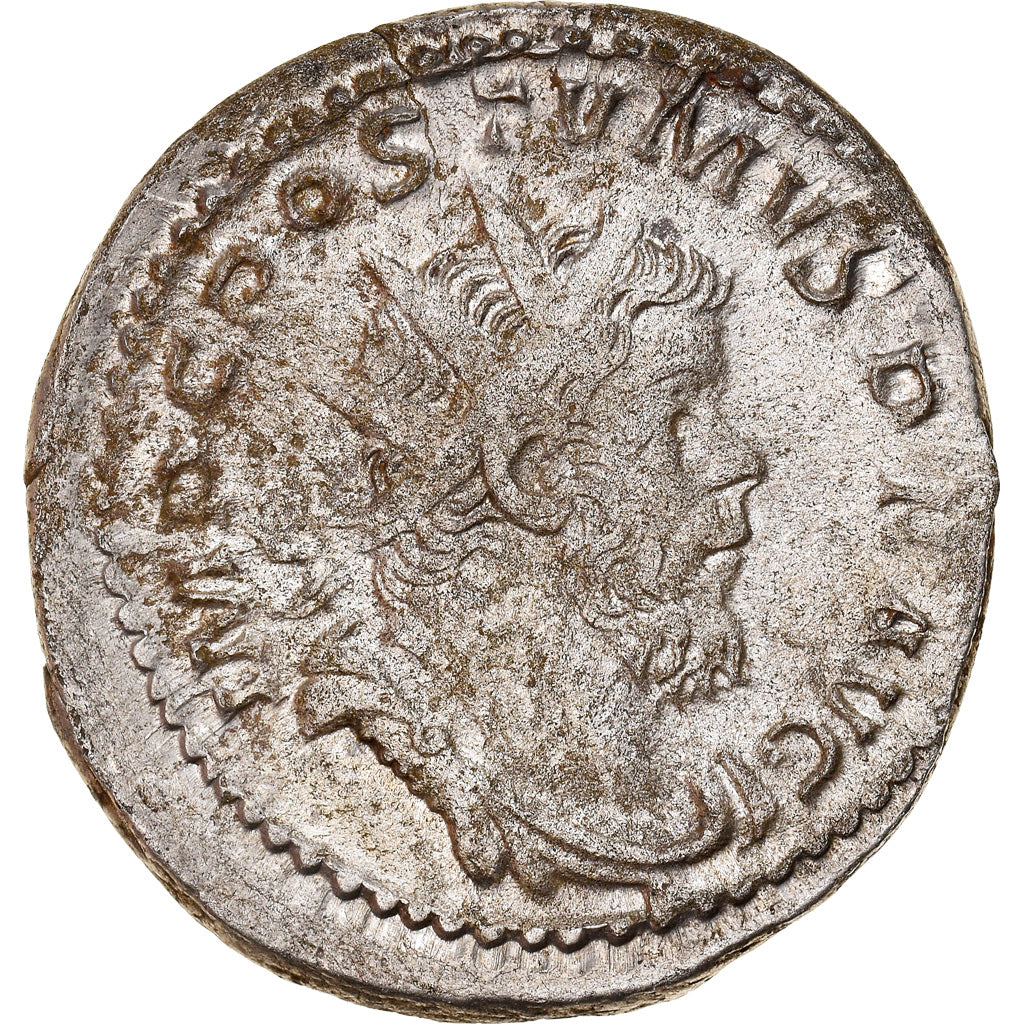 Moneda, Postumus, Antoninianus, 261, Trier, MBC+, Vellón, RIC:73