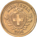 Münze, Schweiz, Rappen, 1934, Bern, SS+, Bronze, KM:3.2