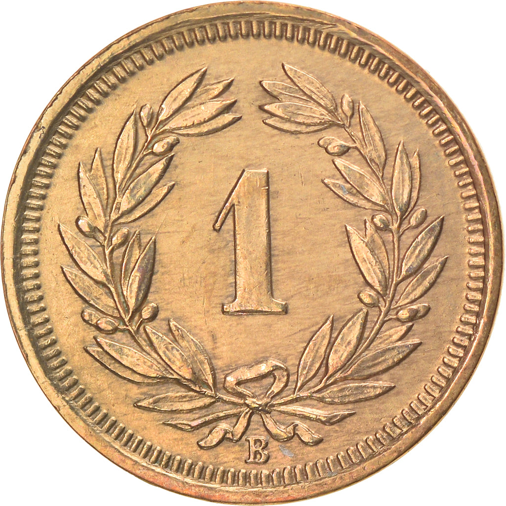 Münze, Schweiz, Rappen, 1934, Bern, SS+, Bronze, KM:3.2