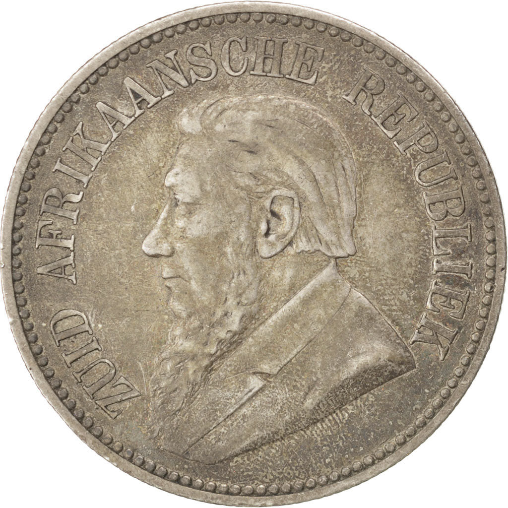 Coin, South Africa, 2-1/2 Shillings, 1894, EF(40-45), Silver, KM:7