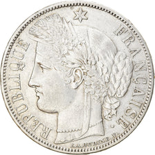 Coin, France, Cérès, 5 Francs, 1870, Paris, AU(50-53), Silver, KM:819
