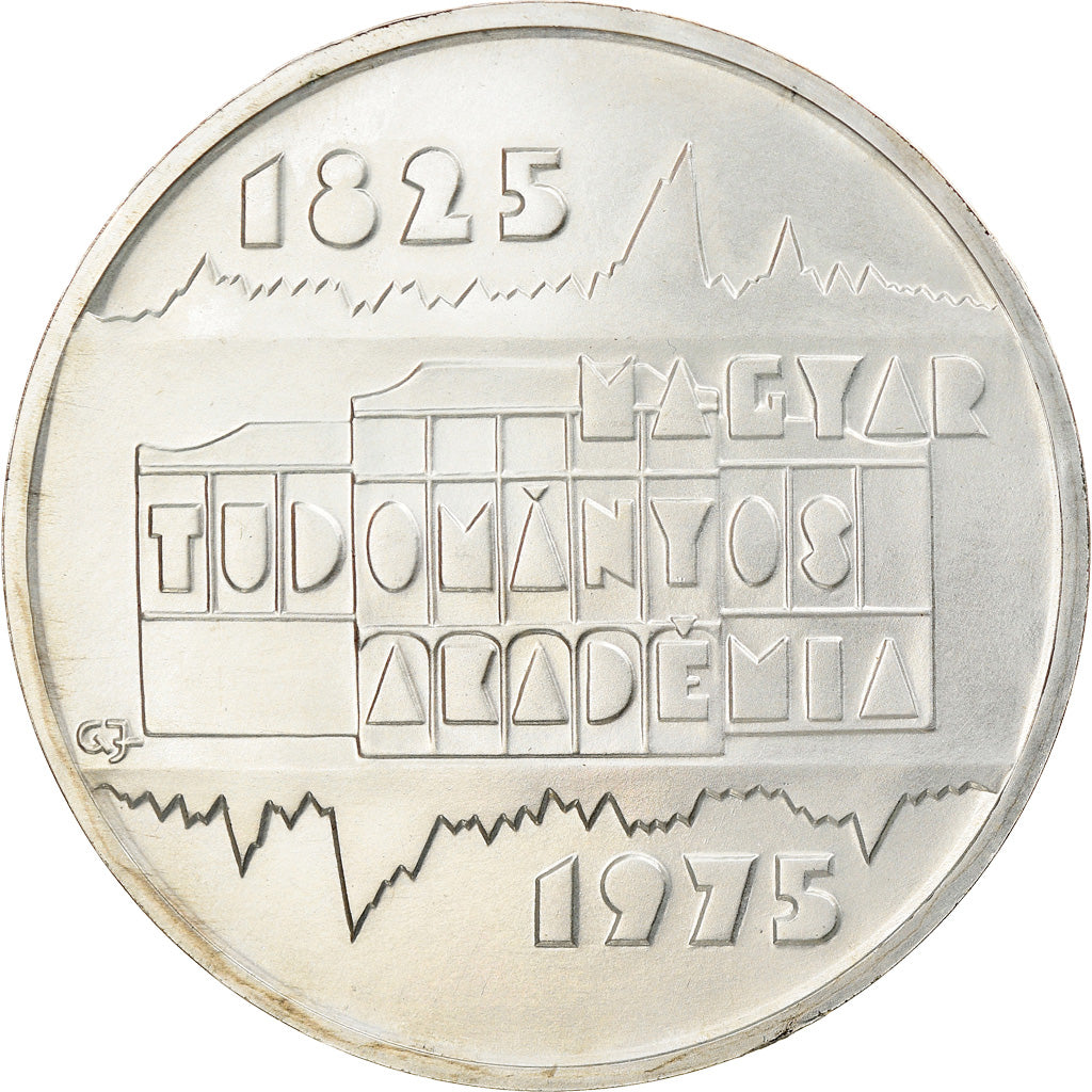 Coin, Hungary, 200 Forint, Ketszaz, 1975, Budapest, Proof, MS(63), Silver