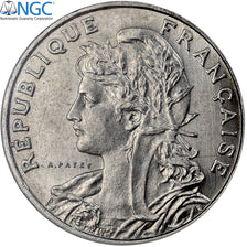 France, 25 Centimes, Patey, 1904, Paris, Essai, Nickel, NGC, MS65, Gadoury:362