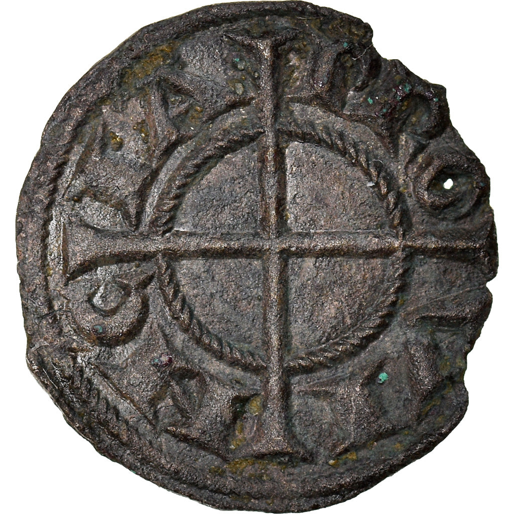 Moneta, Francja, Comté de Provence, Alphonse II d'Aragon, Obole à la mitre