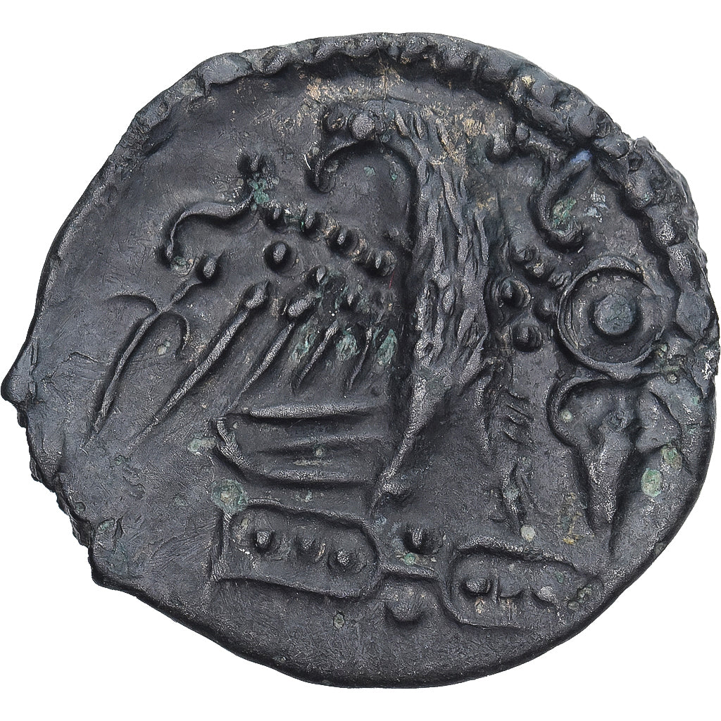 Moneda, Carnutes, Bronze CATAL à l'aigle et à l'amphore, EBC, Bronce