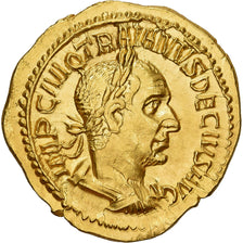 Traianus Decius, Aureus, 249-251, Rome, Goud, PR+, RIC:28a