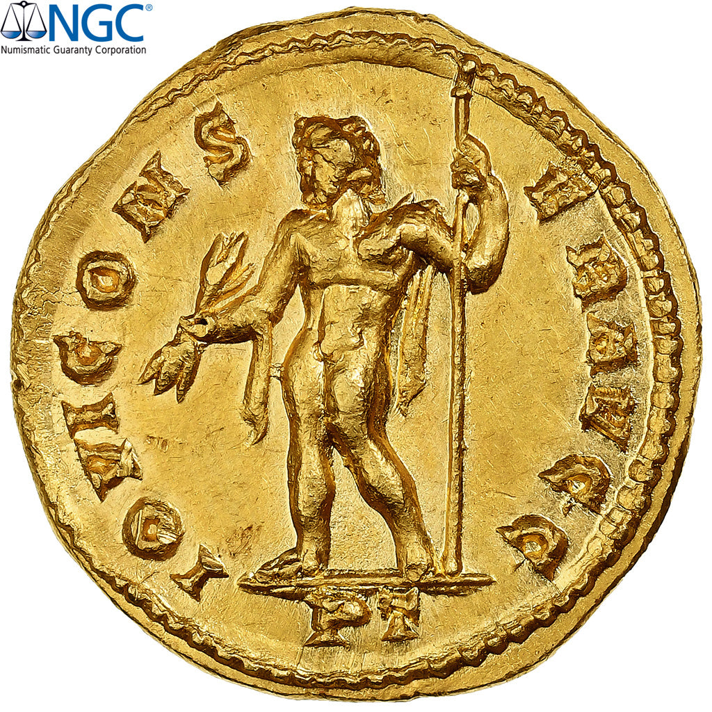 Diocletian, Aureus, 293-294, Trier, Oro, NGC, Ch AU 5/5-4/5, RIC:15