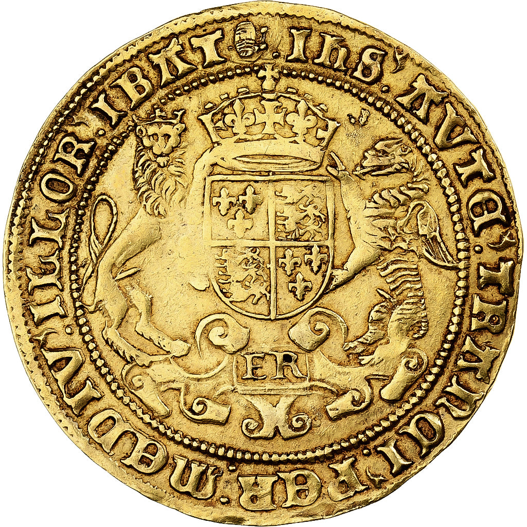 Kingdom of England, Edward VI, Sovereign, 1551-1553, London, Oro, BC+