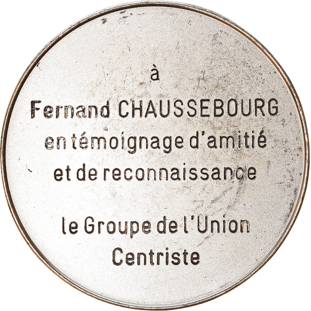 Francja, Medal, Palais du Sénat, Fernand Chaussebourg, Politics, AU(50-53)
