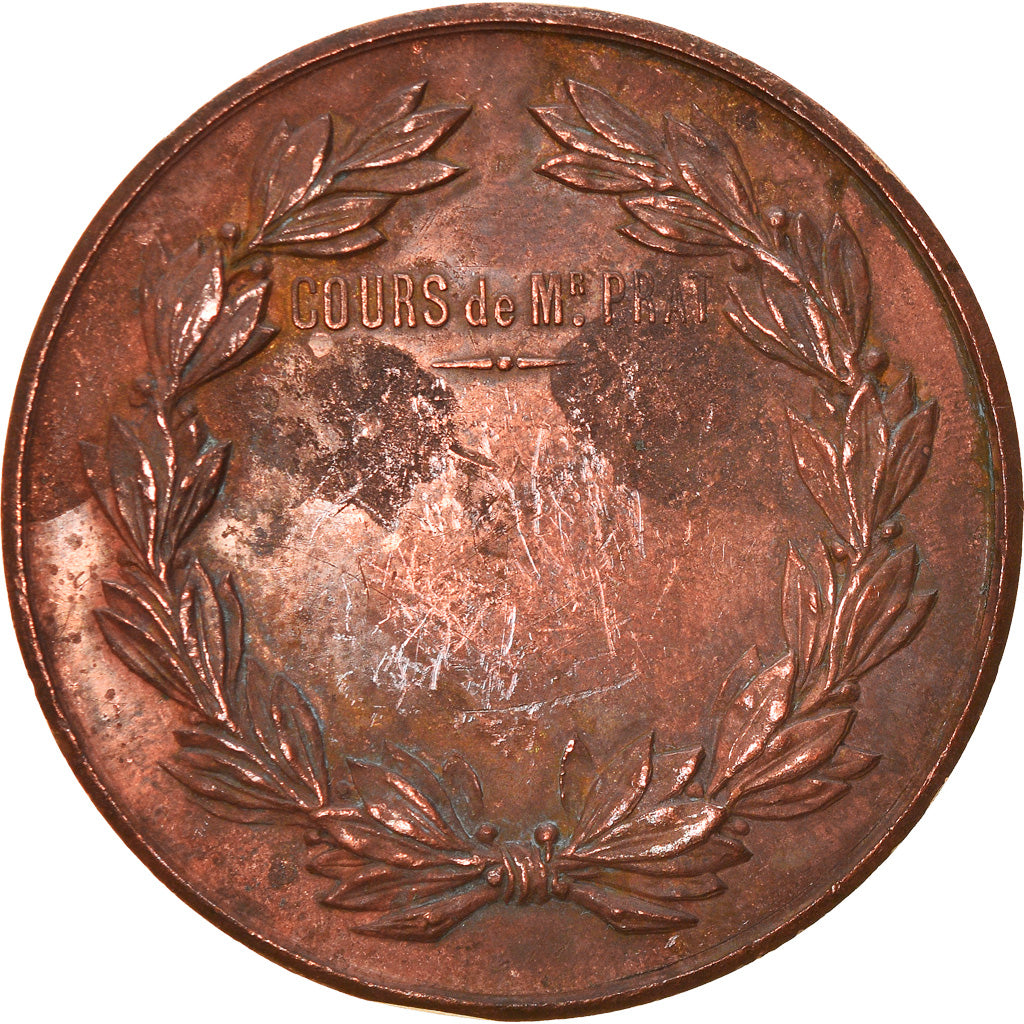 France, Médaille, Instruction et Education, Cours de Mr Prat, Arts & Culture