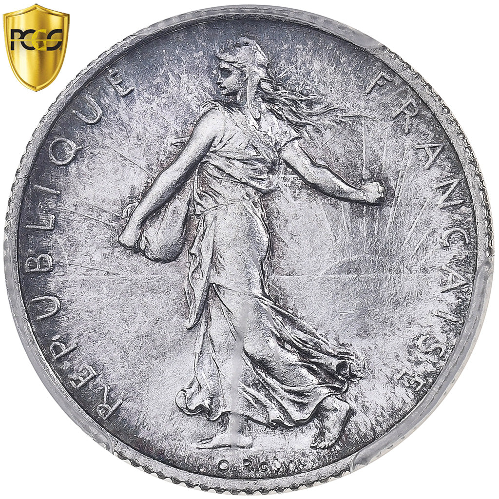 Coin, France, Semeuse, Franc, 1899, Paris, PCGS, MS64, MS(64), Silver, KM:844.1