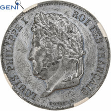 France, Louis-Philipp I, 100 Francs, 1830, Paris, Pattern, Tin, GENI, UNC 99