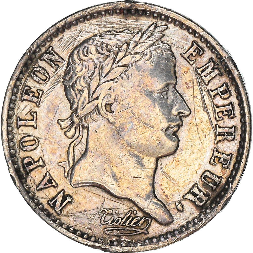 Coin, France, Napoléon I, 1/4 Franc, 1807, Paris, AU(55-58), Silver, KM:678.1