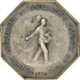 France, Token, Caisse d'Épargne de Tourcoing, 1934, AU(55-58), Silver
