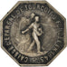 France, Token, Caisse d'Épargne de Tourcoing, 1954, AU(50-53), Silver