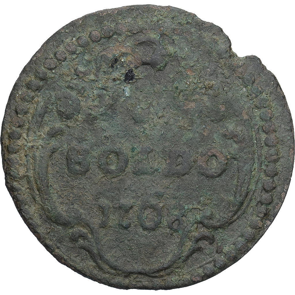 Corsican Republic, Pasquale Paoli, Soldo, 1768, Corte, Bilon, VF(20-25)