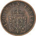 Monnaie, Etats allemands, PRUSSIA, Wilhelm I, 3 Pfennig, 1867, Cleves, TTB