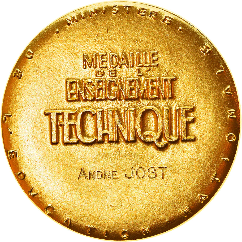 France, Medal, Education Nationale, Enseignement Technique, Arts & Culture