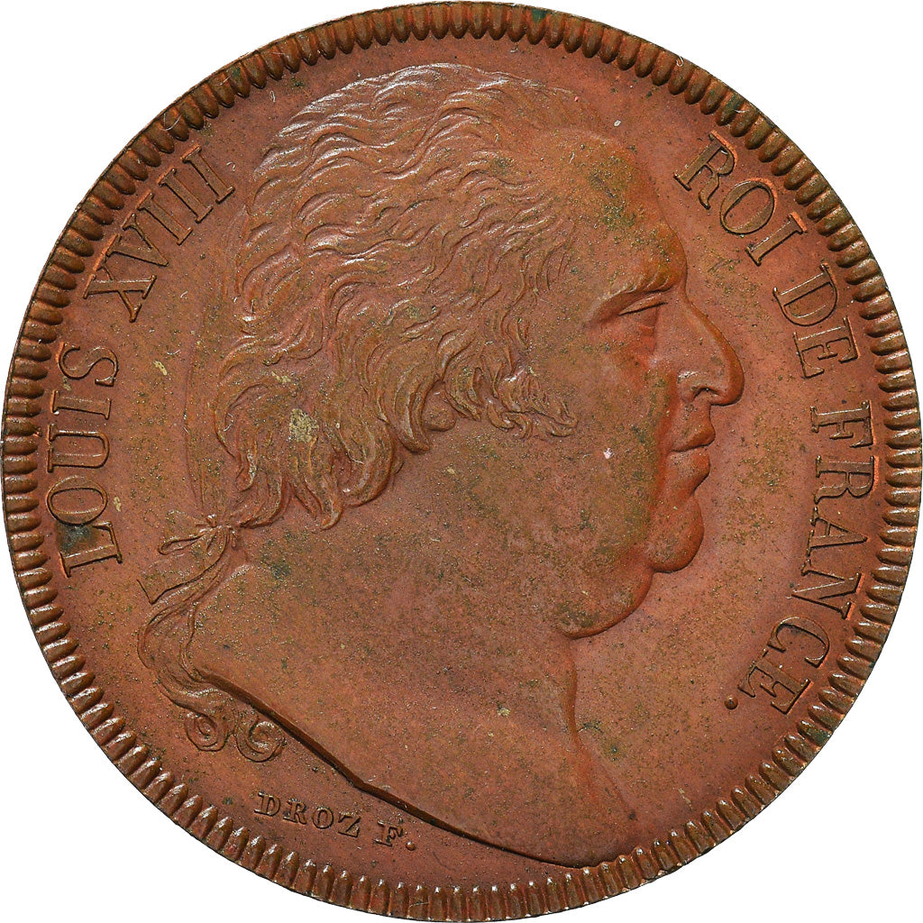 Moneta, Francja, Louis XVIII, 40 Francs, (1815), Paris, Essai uniface