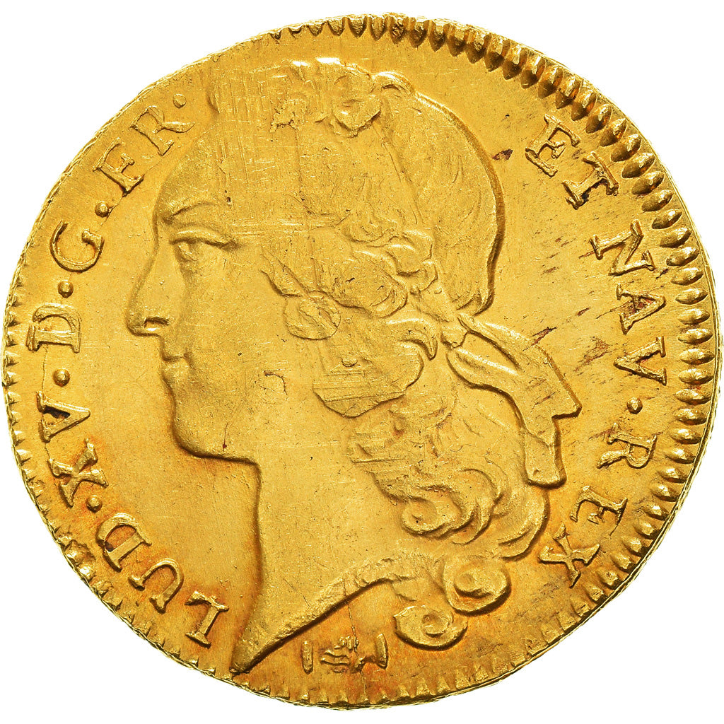 France, Louis XV, Double Louis d'or au bandeau, 1767, Bordeaux, Or, TTB+